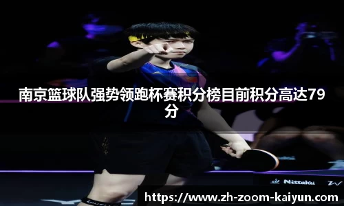 南京篮球队强势领跑杯赛积分榜目前积分高达79分